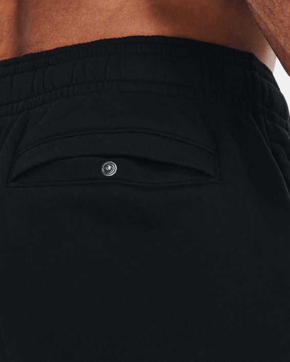 Pantalon de jogging UA Rival Fleece Signature pour homme, Black, pdpMainDesktop image number 4